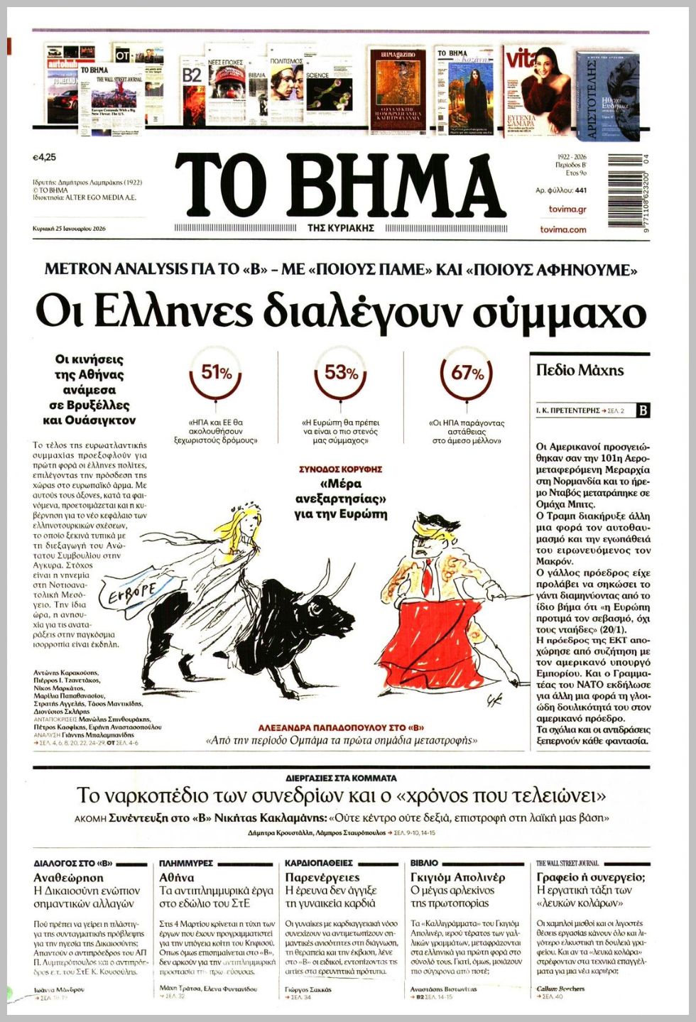 ΤΟ ΒΗΜΑ ΤΗΣ ΚΥΡΙΑΚΗΣ