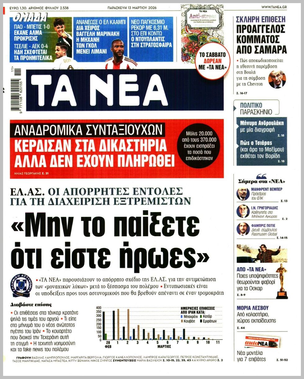 ΤΑ ΝΕΑ